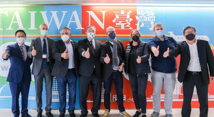 Német parlamenti képviselők érkeztek Tajvanra