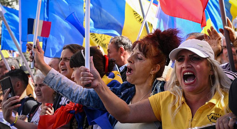 Nagytüntetést tartott a román szélsőjobboldal