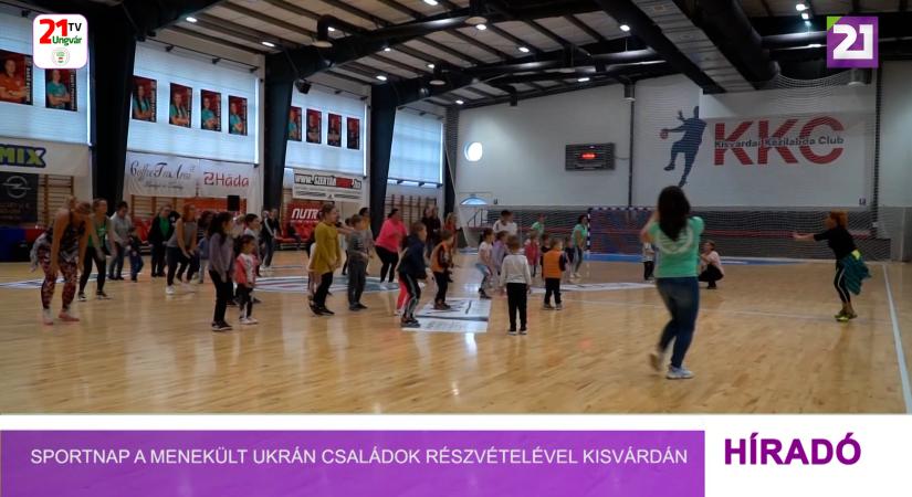 Sportnap a menekült ukrán családok részvételével Kisvárdán (videó)