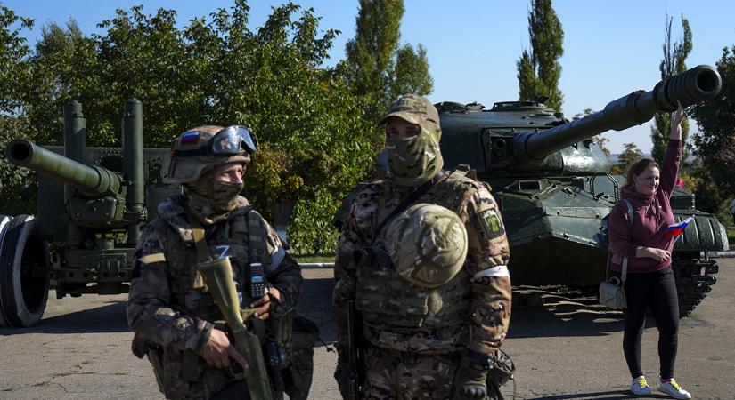 Az oroszok szerint visszavertek egy ukrán támadást Herszonnál