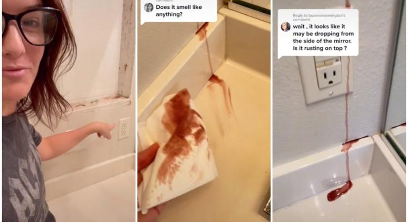Vér csöpögött a fürdőszoba falán, banális dolog okozta az ijesztő rejtélyt