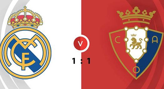 Real Madrid – Osasuna 1:1 (összefoglaló)
