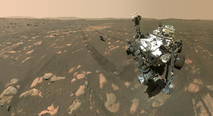 Idegen tárgyat láttak a Marson köröző helikopter navigációs kamerájának felvételén