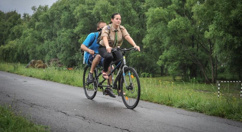 Csökkent a Tisza-tavi biciklis forgalom