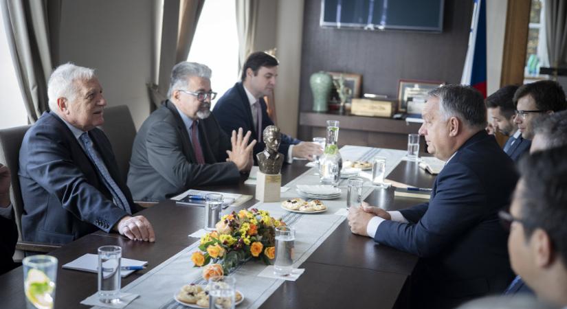 Orbán Viktor és Václav Klaus találkozója - Újra kell gondolni a szankciós politikát!