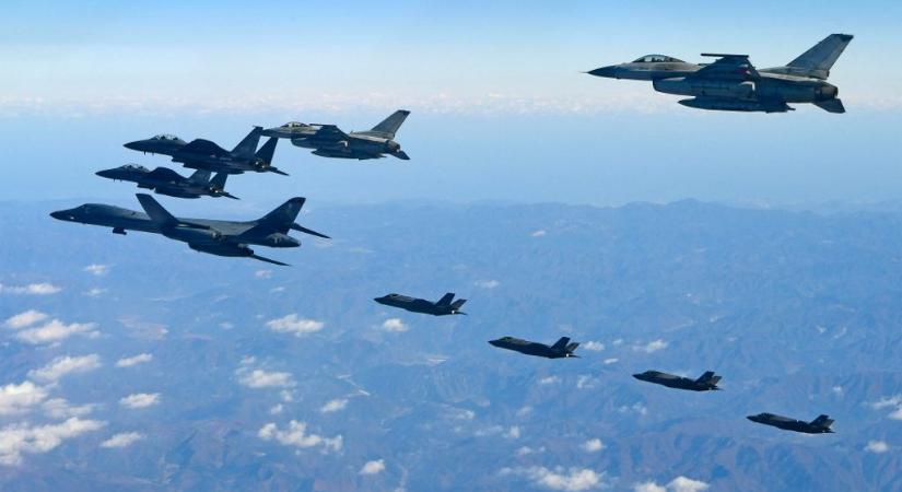 Mozgolódás volt a légtérben a koreai demilitarizált zónánál