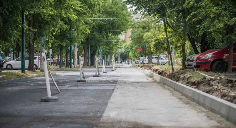 Újabb fontos szakaszához érkezett a zuglói Vezér utca felújítása
