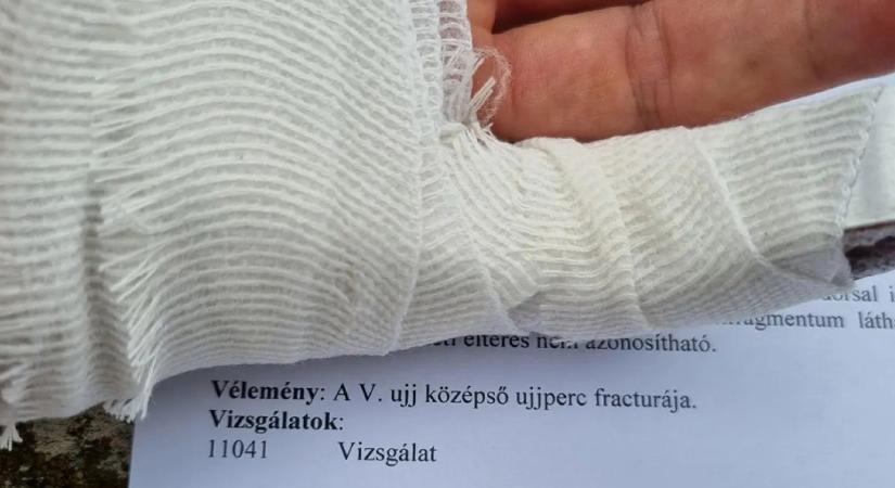 Eltörték a rendőrök Tordai Bence ujját, miközben egy kilakoltatás ellen tiltakozott