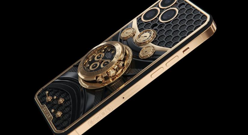 57 milliós iPhone-tok aranyozott Rolex órával