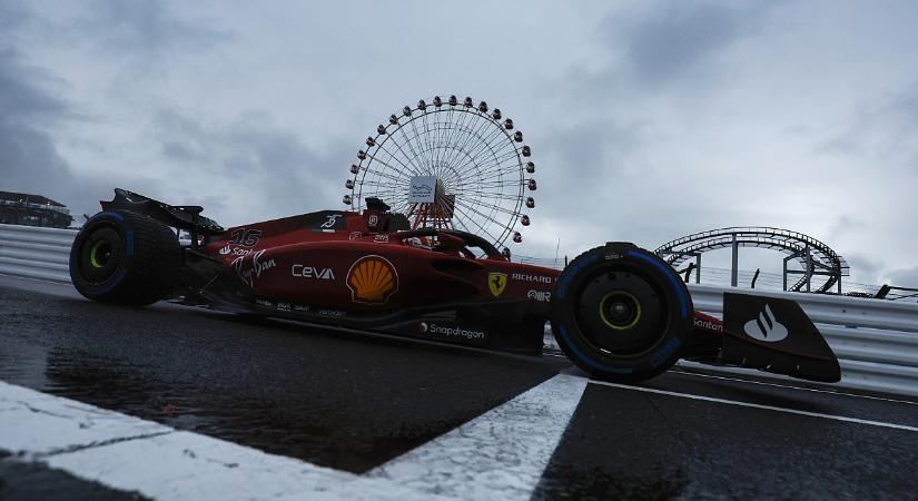 Alonso kezdett az élen az esős japán FP1-en