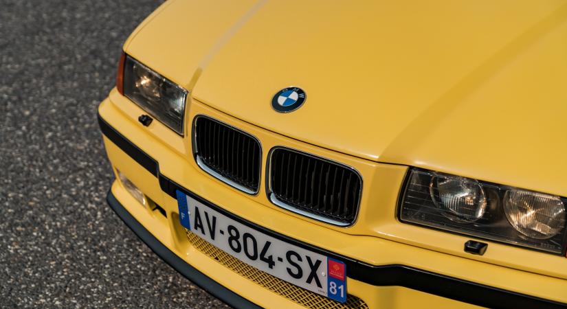 Tökéletes ok az autózásra ez a sárga M3-as BMW