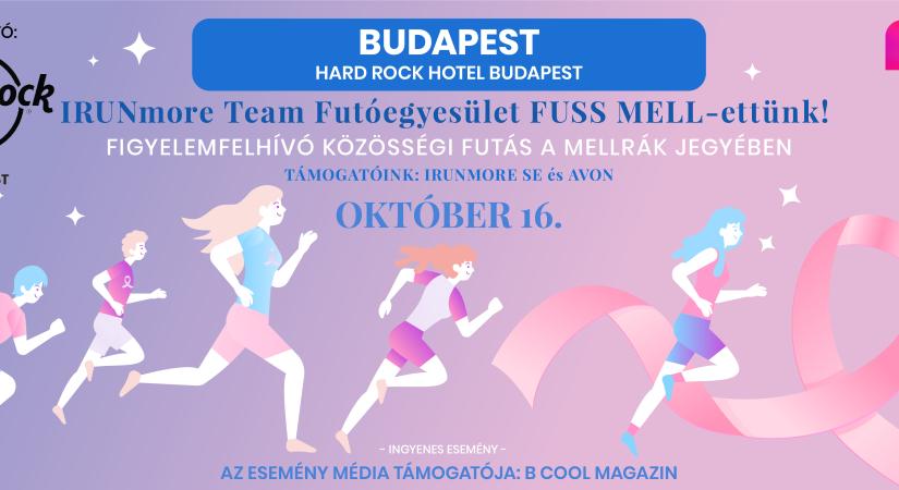 Fuss MELL-ettünk! Közösségi futás október 16-án a mellrák ellen