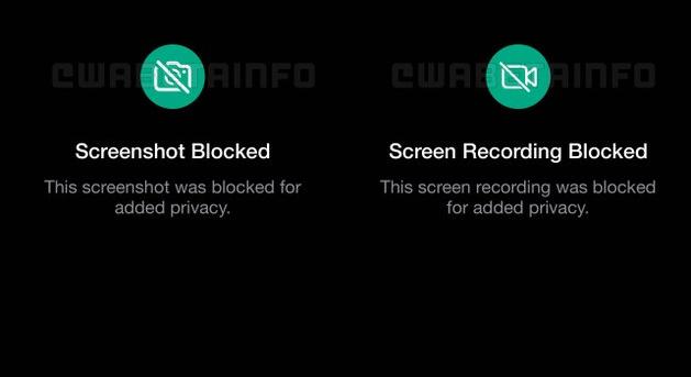 Blokkolná a képernyőfotókat a Whatsapp