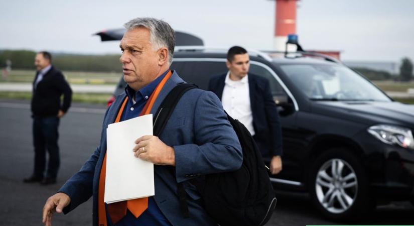 Tüntetők fütyülték ki Orbán Viktort Prágában