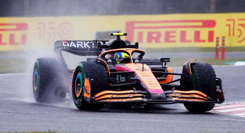 Szenved a McLaren Japánban, Norris nem akar esős futamot