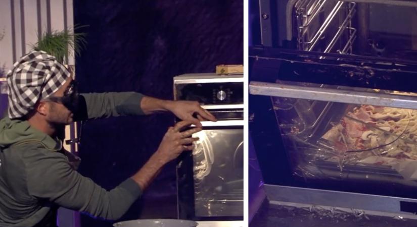Nyerő Páros: Törőcsik Dani pizzasütés közben betörte az elektromos sütő üvegajtaját