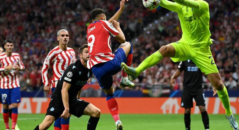 BL, B-csoport: Mignolet volt a Bruges hőse, megint nem nyert az Atlético