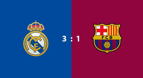 Real Madrid – FC Barcelona 3:1 (összefoglaló)