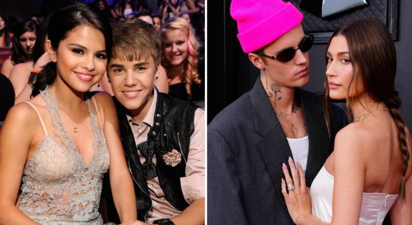 Együtt pózolt Justin Bieber exe és felesége, Selena Gomez és Hailey Bieber