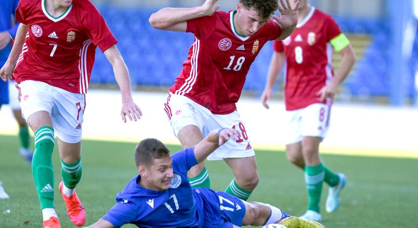 U19: Bodnár-bomba, Gruber-gól, legyőzte Ciprust a válogatott