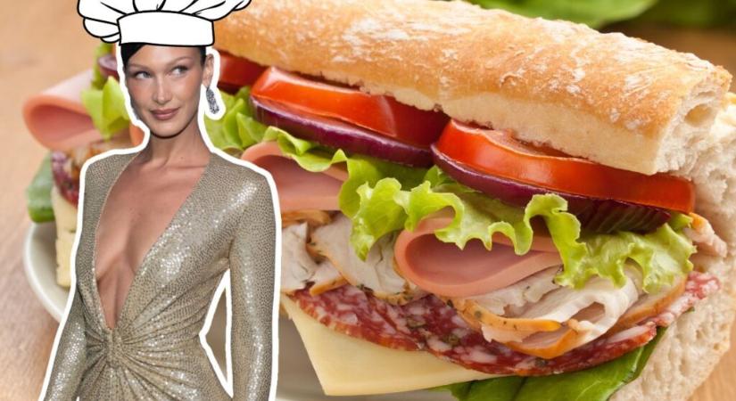 Bella Hadid szendvicséért őrül meg most a világ – nem véletlenül