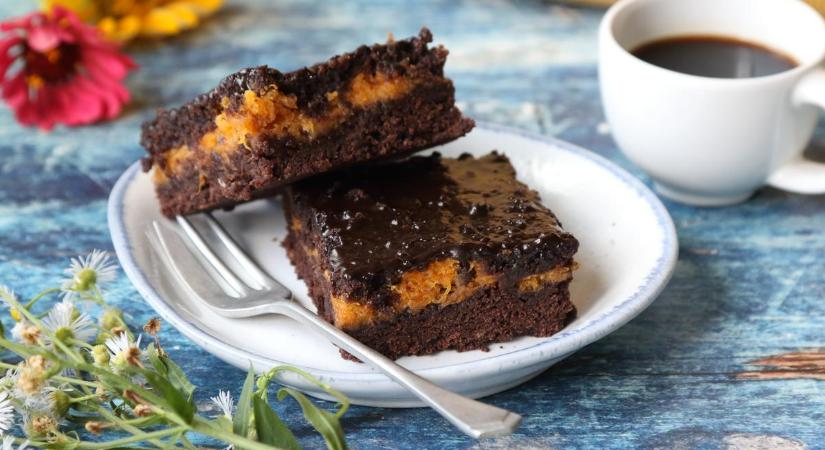 Ma kötelező elkészíteni: halloweeni sütőtökös-csokis szelet recept