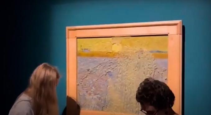 Újabb Van Gogh-festményt kapott levest a klímaaktivistáktól (videó)