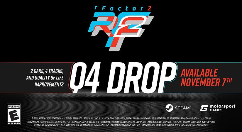 A Motorsport Games bejelentette a rFACTOR 2 tartalmi frissítését