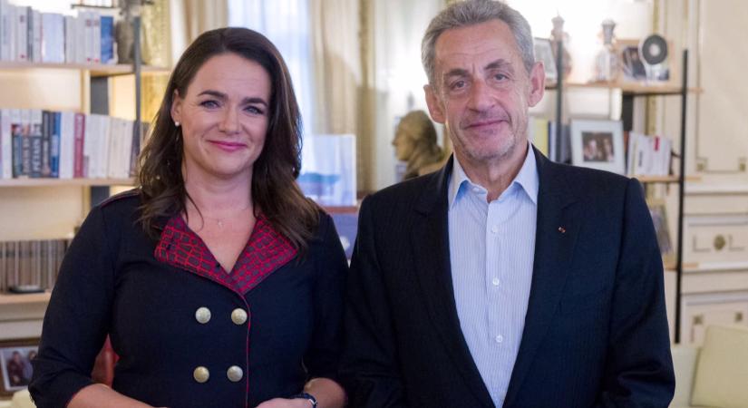 Novák Katalin Nicolas Sarkozyvel találkozott Párizsban