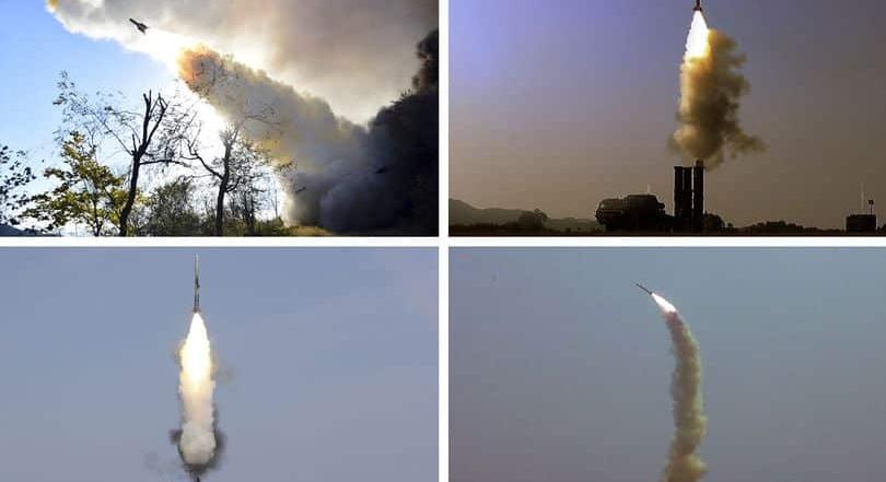 Hátborzongató: Kim Dzsongun képeket mutatott be a legutóbbi rakétaindításokról