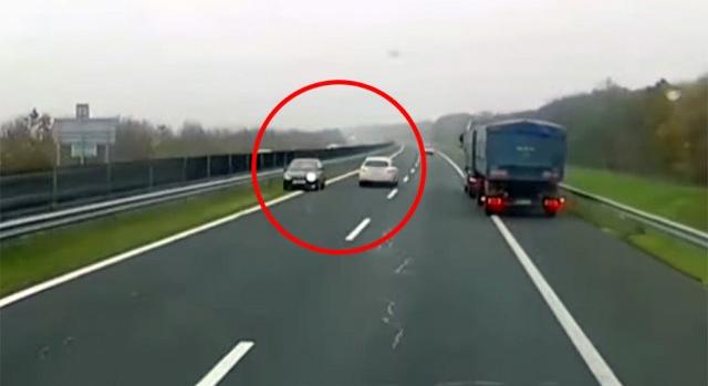 Hajmeresztő videó jött az M6-oson a forgalommal szemben hajtó Suzukiról
