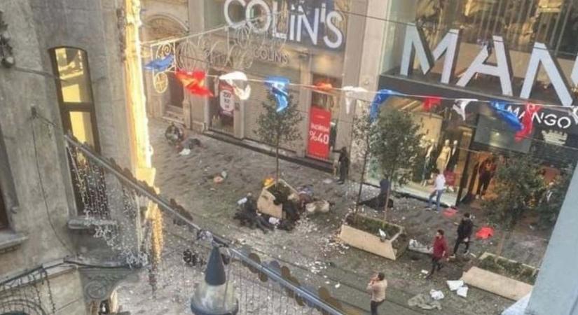 Robbanás történt Isztambul sétálóutcájában