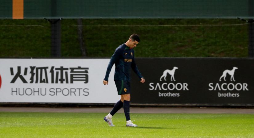 Ronaldo újabb csapattársával veszett össze a portugál válogatottnál - videó