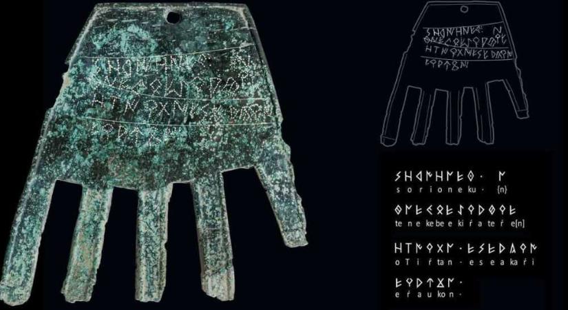 Találtak egy titokzatos írással díszített 2000 éves baszk jobb kezet