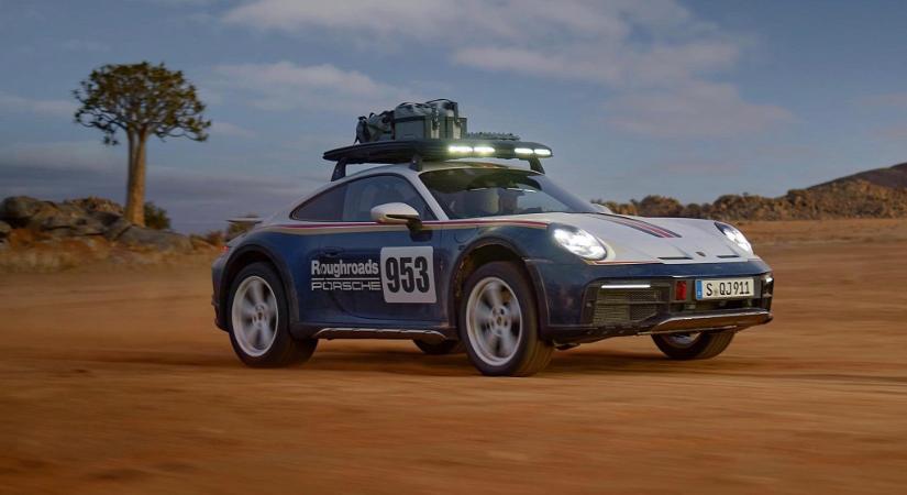 Sosem látott autóval jelentkezett a Porsche, ez a 911-es a sivatagra született - galéria