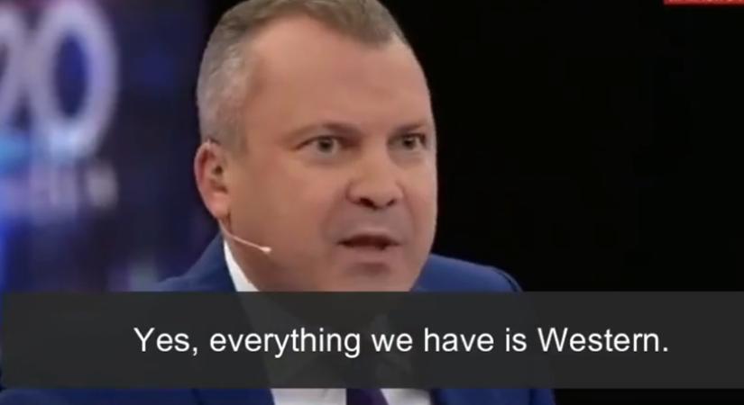 „Mindenünk, ami van, nyugati!” – durván összevesztek egy orosz vitaműsorban