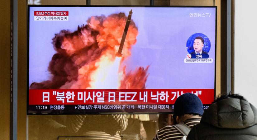 Észak-Korea újabb interkontinentális ballisztikus rakétát lőtt ki