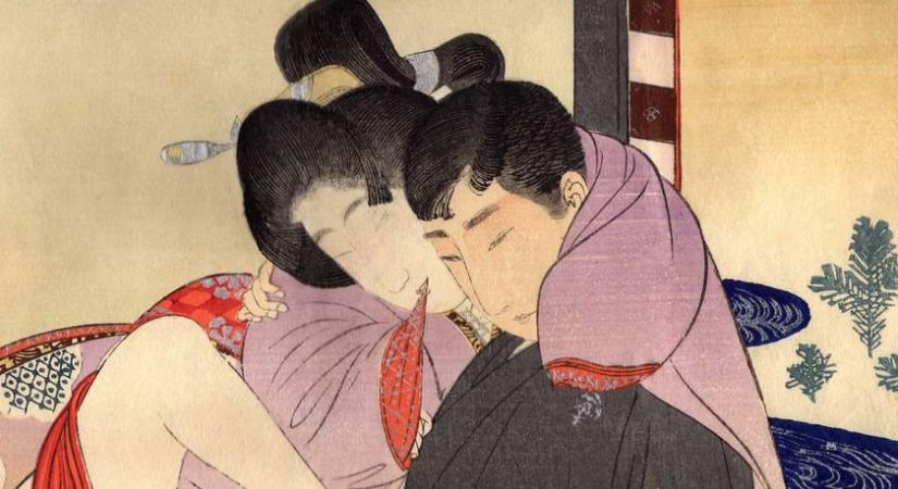 Szamurájok és háziasszonyok egyaránt szívesen nézegették a régi japán erotikus metszeteket