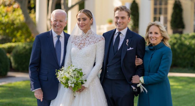 Titkos esküvőt tartottak a Fehér Házban: Joe Biden unokája férjhez ment