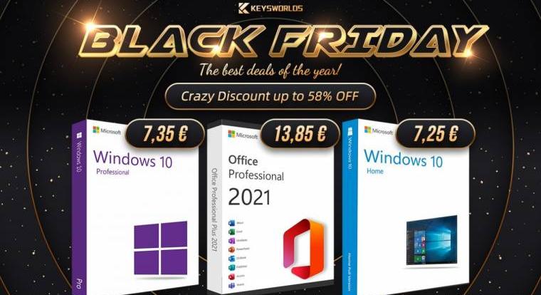 Verhetetlen áron szerezhetsz Windows vagy Office szoftvereket ezen a Black Friday akción