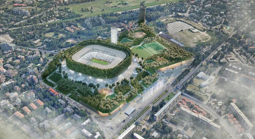 A dubaji Vertikális Erdő és a milánói Nemzetközi Erdő Stadion tervei