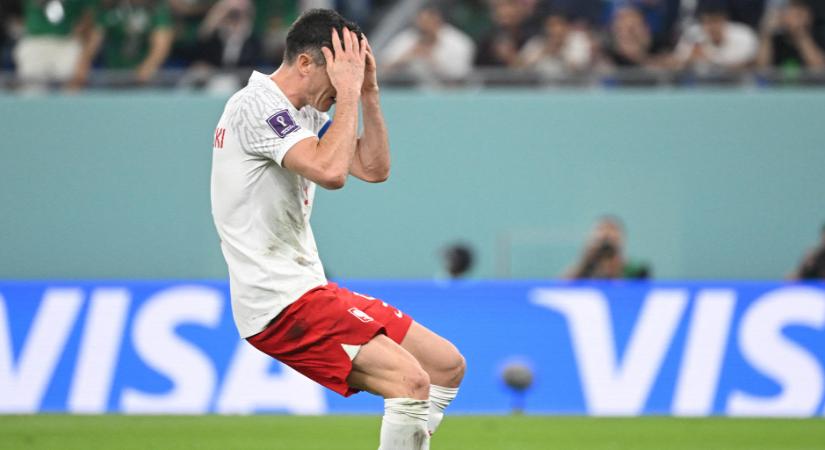 Lewandowski továbbra is képtelen gólt rúgni a világbajnokságon