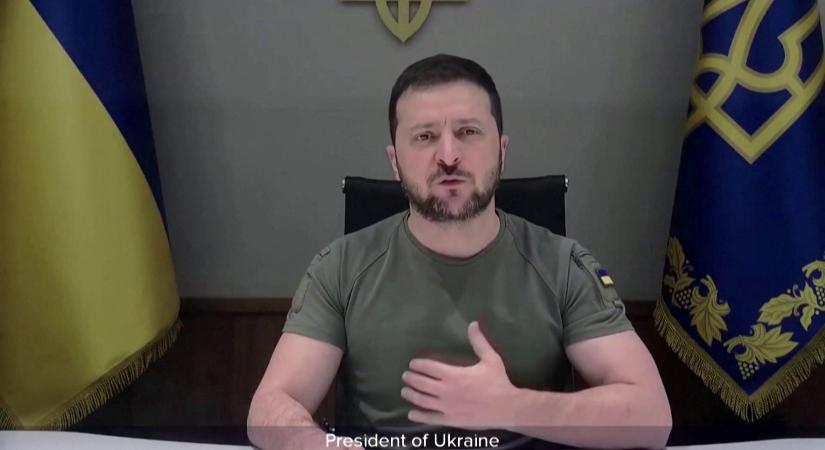 Ukrán elnök: Oroszország emberiesség elleni bűncselekményt követ el