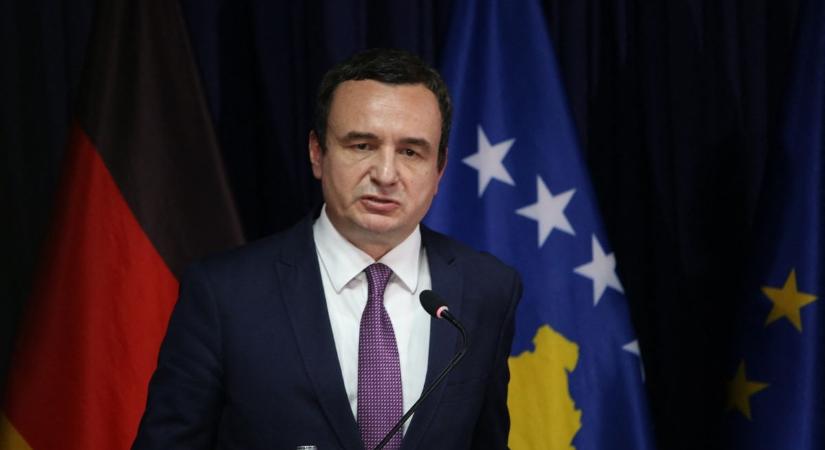A koszovói miniszterelnök szerint Belgrád és Pristina néhány hónapon belül rendezi a viszonyát