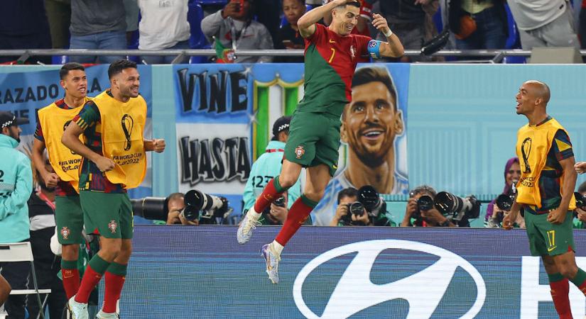Vb 2022: Ronaldo rekord, portugál győzelem Ghána ellen – videóval