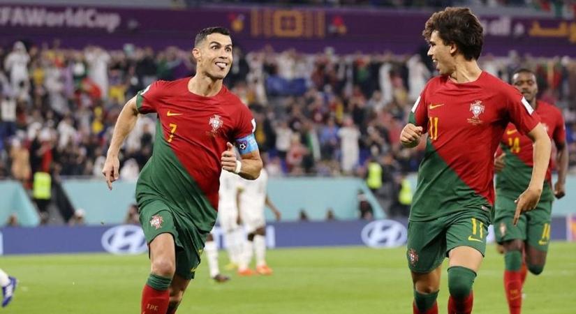 Ronaldo, Félix és Leao is betalált – ötgólos meccsen nyertek a portugálok