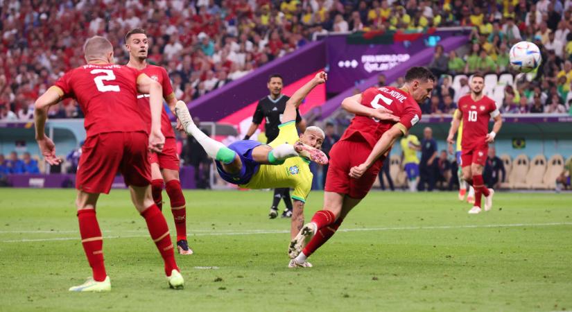 Vb 2022: Richarlison szépségdíjas gólt lőtt a szerbek hálójába! – videóval
