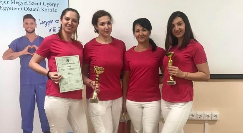 A Szívtiprók csapata nyerte az ápolók megyei szakmai vetélkedőjét