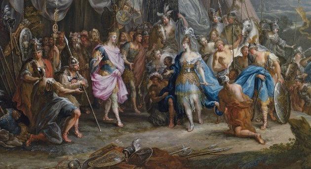 Amikor Nagy Sándor az amazonok királynőjével találkozott