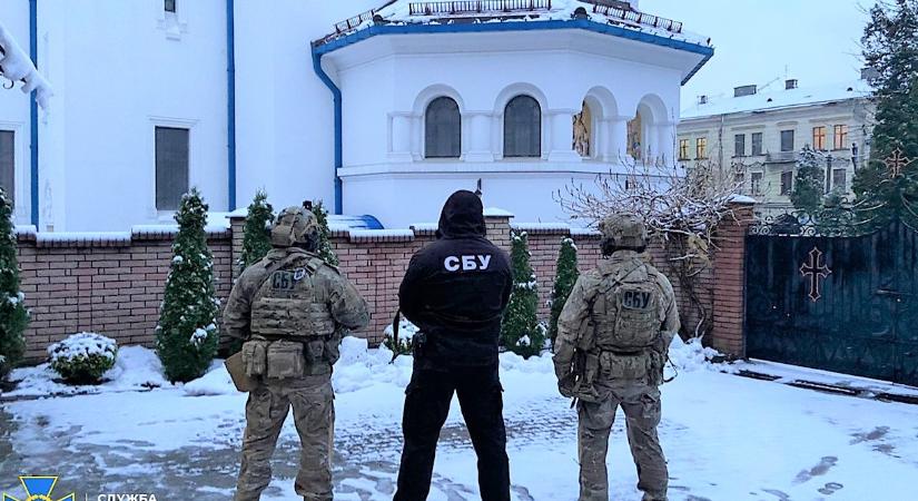 Újabb ortodox egyházi vezetőkre csapott le az ukrán kémelhárítás